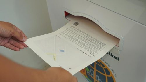 Sertifikat tanah elektronik. Foto: Dok. Kementerian ATR/BPN