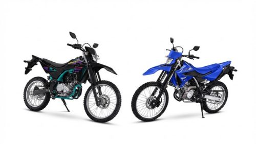 Yamaha WR155 R model 2026 tampil dengan desain bodi lebih rapat dan grafis baru yang menegaskan karakter motor trail off-road.