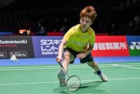 Goh Jin Wei saat berlaga menghadapi Devika Sihag pada final Thailand Masters 2026.