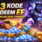 Ilustrasi banner kode redeem Free Fire edisi 23 Februari 2026 dengan visual karakter, diamond, dan hadiah item eksklusif. (foto ist)