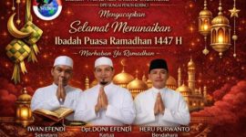 Ketua DPD IWOI Sungai Penuh–Kerinci, Dpt. Doni Efendi, menyampaikan ucapan selamat menunaikan ibadah puasa Ramadhan 1447 Hijriah.