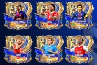 Ilustrasi penukaran kode redeem FC Mobile yang menghadirkan Gems, pemain TOTY, dan berbagai item eksklusif.