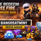 Ilustrasi kode redeem Free Fire terbaru yang dirilis Garena pada 8 Februari 2026 dengan berbagai hadiah item gratis dan eksklusif.
