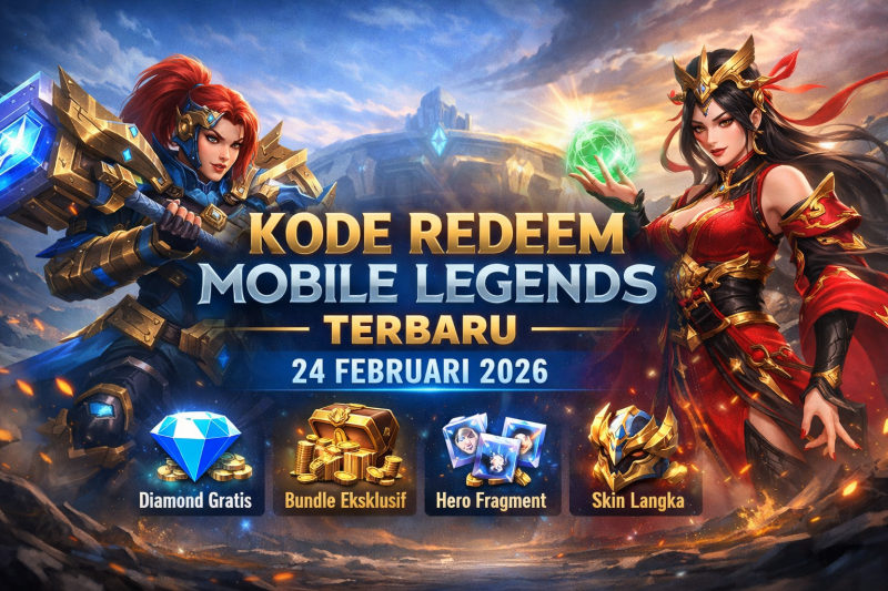 Hilda dan Luo Yi tampil dengan kode redeem Mobile Legends 24 Februari 2026 dan hadiah eksklusif. ( foto ist)