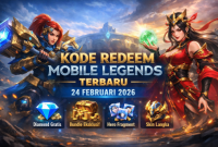 Hilda dan Luo Yi tampil dengan kode redeem Mobile Legends 24 Februari 2026 dan hadiah eksklusif. ( foto ist)