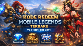 Hilda dan Luo Yi tampil dengan kode redeem Mobile Legends 24 Februari 2026 dan hadiah eksklusif. ( foto ist)