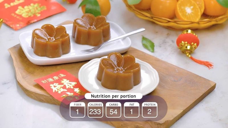 Kue Keranjang atau Dodol Cina, hidangan khas Imlek (Foto: Youtube/ellenka)