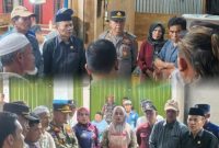 DPRD Kota Sungai Penuh, Hardizal dan Aspar, meninjau Kincay Plaza setelah pencurian tabung gas.