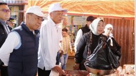 Pemkot Sungai Penuh bersama BPN meninjau pasar untuk memantau stok dan harga kebutuhan pokok menjelang Ramadhan 2026