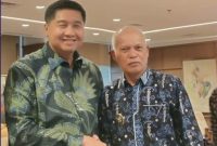 Wawako Azhar Hamzah saat audiensi dengan Menteri PKP RI di Jakarta.
