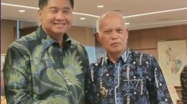 Wawako Azhar Hamzah saat audiensi dengan Menteri PKP RI di Jakarta.