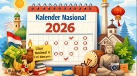 Ilustrasi Kalender Nasional 2026