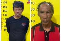 Dua tersangka diamankan bersama sabu, 9 Februari 2026.