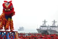 RAMALAN SHIO – Ilustrasi barongsai saat Imlek dan Cap Go Meh di Surabaya. Prediksi Shio Tikus hingga Babi, Sabtu 7 Februari 2026.