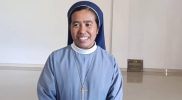 Suster Ika—Suster Fransiska Imakulata—mendampingi korban TPPO yang mendapatkan perlindungan setelah penyelamatan di Maumere.