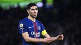 Bek PSG, Achraf Hakimi, akan menjalani persidangan kasus dugaan pemerkosaan. (Foto: Nicolas Gaudin/Eurasia Sport Images/Getty Images)