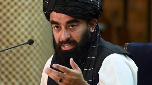 Juru bicara Taliban, Zabihullah Mujahid (dok. AFP/AAMIR QURESHI)