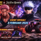 Ilustrasi kolaborasi Free Fire Max dan Jujutsu Kaisen yang menampilkan Sukuna, Gojo Satoru, serta Monster Truck Jujutsu pada event 3 Februari 2026.