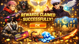 Ilustrasi: Pemain Free Fire sedang berhasil mengklaim kode redeem dan menerima hadiah.