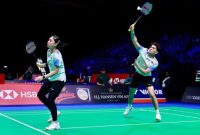 Dua pasangan ganda campuran Indonesia, Bobby Setiabudi/Melati Daeva Oktavianti dan Adnan Maulana/Indah Cahya Sari Jamil, bertanding pada final Thailand Masters 2026 di Nimibutr Stadium, Bangkok, Minggu (1/2/2026).