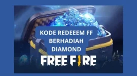 Pemain Free Fire sedang klaim kode redeem untuk mendapatkan skin, bundle, dan diamond gratis