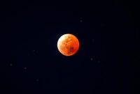 Ilustrasi Gerhana Bulan Total (Foto: Antara Foto & Getty Images)