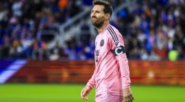 Lionel Messi cedera hamstring saat pramusim Inter Miami.