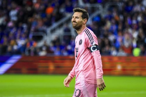 Lionel Messi cedera hamstring saat pramusim Inter Miami.