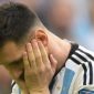 Lionel Messi saat memperkuat Timnas Argentina di Piala Dunia 2022. Foto: AFP/JUAN MABROMATA