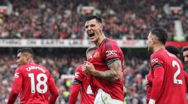 Benjamin Sesko kembali menjadi penentu Manchester United sebagai pemain pengganti. (Foto: Mark Cosgrove/News Images/Sipa U/News Images)