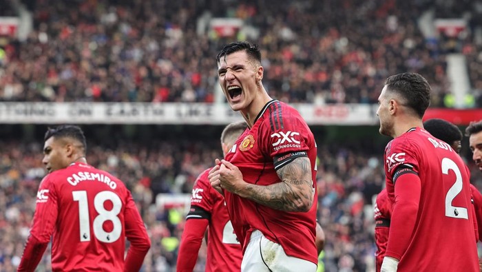 Benjamin Sesko kembali menjadi penentu Manchester United sebagai pemain pengganti. (Foto: Mark Cosgrove/News Images/Sipa U/News Images)
