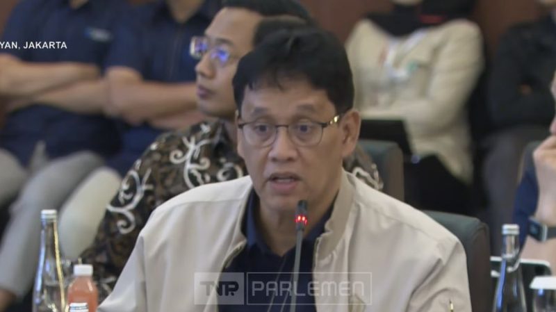 Menteri Keuangan Purbaya Sadewa saat rapat Satgas Rehabilitasi Pascabencana Sumatera di DPR RI, Jakarta, Rabu (18/2/2026).