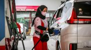 Stasiun Pertamina dengan tangki BBM Pertamax (RON 92) menunjukkan kualitas sesuai spesifikasi resmi