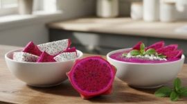 Buah naga kaya serat dan antioksidan yang baik untuk pencernaan, kulit, dan kesehatan jantung.