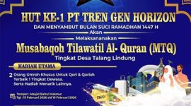 MTQ Desa Talang Lindung rayakan HUT PT Tren Gen Horizon dan Ramadhan 1447 H