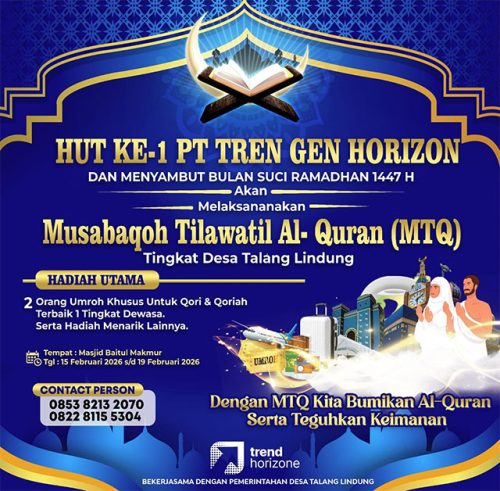 MTQ Desa Talang Lindung rayakan HUT PT Tren Gen Horizon dan Ramadhan 1447 H