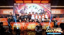 Ribuan penonton menyaksikan babak final CrossFire: Legends Championship 2026 yang berlangsung di Manila, Filipina