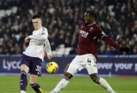West Ham United vs Manchester United tuntas 1-1. (Action Images via Reuters/Peter Cziborra)