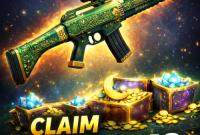 Ilustrasi skin XM8 di Garena Free Fire. ( foto chat gpt)