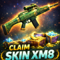 Ilustrasi skin XM8 di Garena Free Fire. ( foto chat gpt)