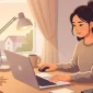 Ilustrasi WFH ( Work From Home) 