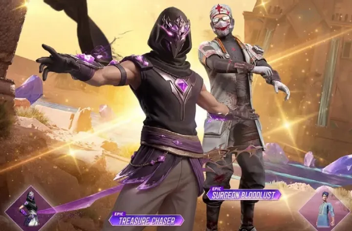 Ilustrasi hadiah gratis Free Fire 24 Maret 2026 dengan berbagai item menarik