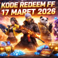 Ilustrasi karakter game Free Fire dengan hadiah kode redeem FF 17 Maret 2026 seperti skin senjata, bundle, dan diamond gratis. Sumber: Garena Free Fire / Ilustrasi AI