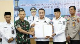 Wali Kota Alfin membuka Musrenbang RKPD 2027 di Aula Kantor Wali Kota Sungai Penu