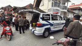 Ambulans gratis milik Tren Horizone siap melayani warga Kota Sungai Penuh dalam kondisi darurat medis ( foto jentik.id)