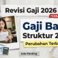 Rincian komponen gaji ASN 2026 menunjukkan perbedaan antara gaji pokok dan total penghasilan setelah tunjangan