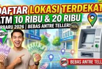 Daftar Lokasi atm pecahan 10 ribu terdekat dan 20 Ribu Terbaru 2026 Bebas Antre Teller