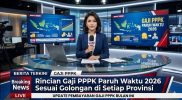 Ilustrasi perhitungan gaji PPPK paruh waktu 2026 bagi tenaga honorer di instansi pemerintah