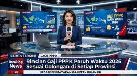 Skema gaji PPPK paruh waktu 2026 dihitung secara proporsional berdasarkan jam kerja, jabatan, serta kebijakan instansi pemerintah.