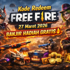 Ilustrasi kode redeem Free Fire 27 Maret 2026 dengan hadiah gratis.(Foto ist)